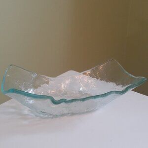 Elite Art Glass Inc.  E. J. Midgley 1996 Vintage Trinket/ Candy Dish